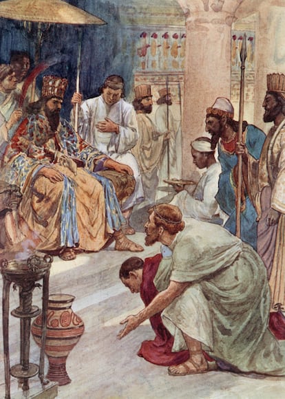 'Temístocles en la corte persa' de William Rainey.