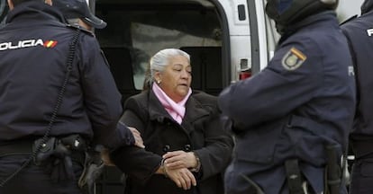 Francisca Cortés Picazo, conocida como " la Paca" , en Palma de Mallorca el 14 de enero.