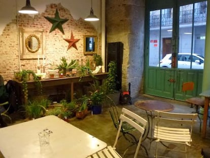 Caf&eacute; Il Tavolo Verde en Madrid.