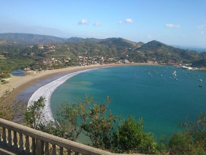 La bahía de San Juan del Sur es uno de los sitios más visitados en Nicaragua.