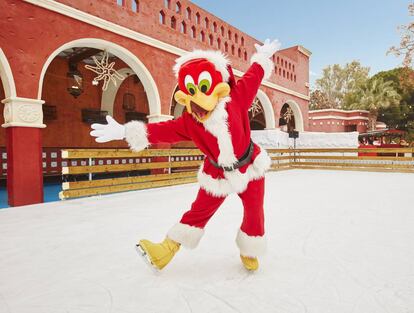 El Pájaro Loco en la Navidad de PortAventura.