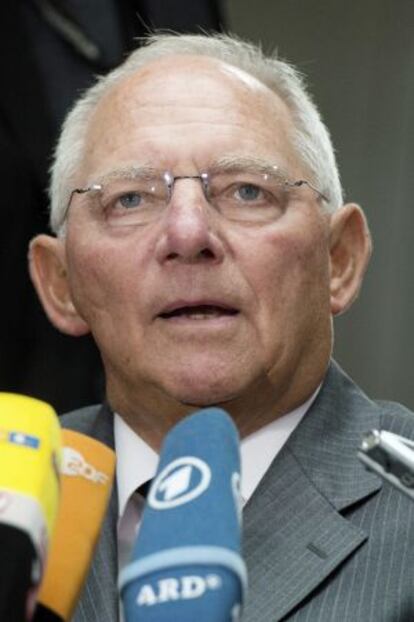 El ministro alemán de Finanzas, Wolfgang Schäuble.