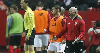 Sampaoli, en el duelo de Liga ante el Athletic. 