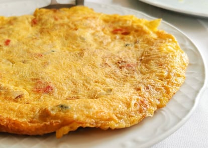 La tortilla de longueiróns de Casa Lestón