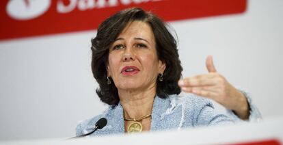 La presidenta del Banco Santander, Ana Botín.