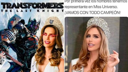 Meme against Ponce: “For the first time men have a representative in Miss Universe. Give it your all champion.”