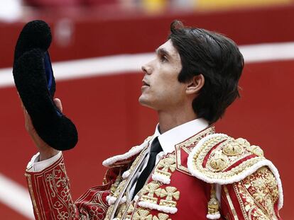 Sebasti&aacute;n Castella, en la plaza de toros de Pamplona, el pasado 13 de julio.