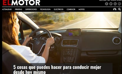 La nueva web de Motor.