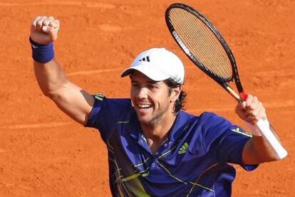 Fernando Verdasco, tras ganar a Novak DjokovIc en las semifinales de Montecarlo.