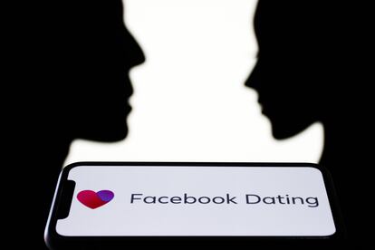 El logo de Facebook Dating.