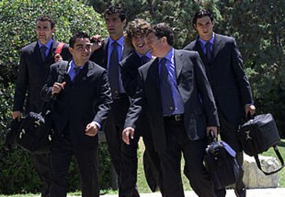 La selección de José Antonio Camacho partió en la tarde de ayer rumbo a Corea del Sur.