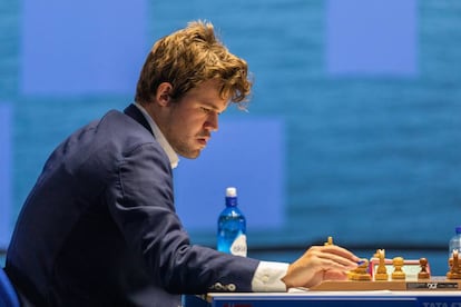 Magnus Carlsen, hace dos semanas en el torneo Tata de Wijk aan Zee (Países Bajos)