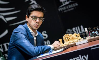 Anish Giri, el pasado marzo en Yekaterimburgo (Rusia), durante el Torneo de Candidatos