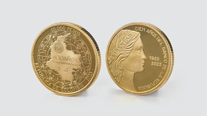 La nueva moneda conmemorativa de 20.000 pesos.