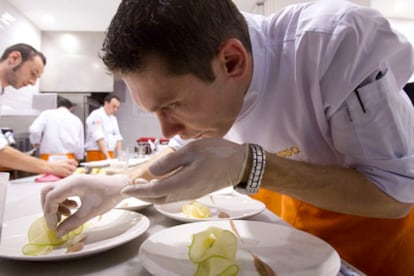 Ocho cocineros han participado en el restaurante Espai Sucre en la tercera edición del Concurso Internacional de Postres.