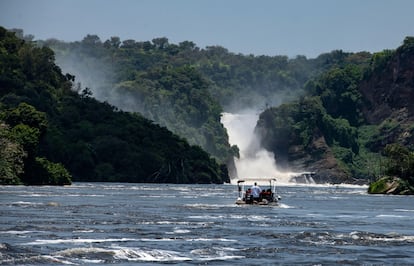 Las poderosas cataratas Murchison, en Uganda.