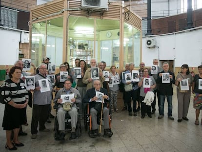 Represaliats pel franquisme, a l'exposició de la Model.