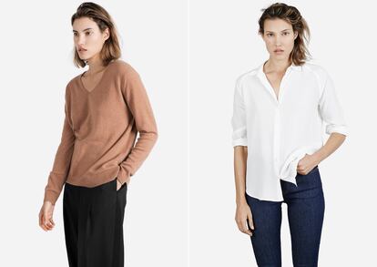 Everlane arrasa en la red gracias a la simplicidad de sus diseños.