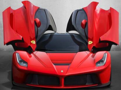 El nuevo modelo de Ferrari presentado en Ginebra.