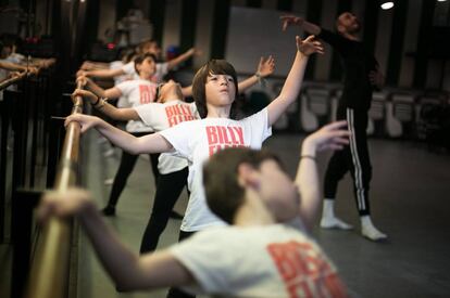 Ensayo de 'Billy Elliot'.