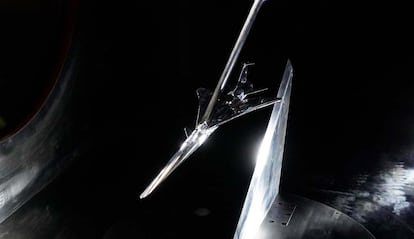 Diseño del avión supersónico X-59  de la NASA