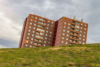 Bloque de viviendas en Madrid.