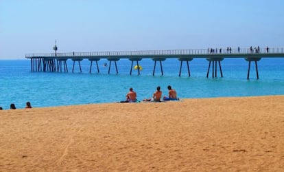 El Pont del Petroli de Badalona.