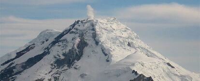 Foto del volcán tomada el pasado 5 de abril