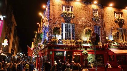 Calles del Temple Bar, en Dublín.