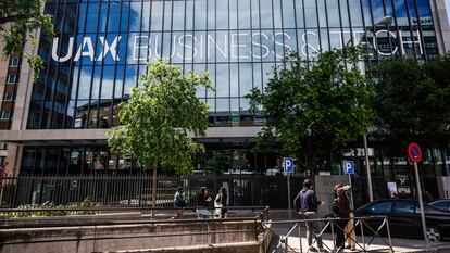 El nuevo campus  de la Universidad Alfonso X en el centro de Madrid, este martes 30 de abril de 2024.