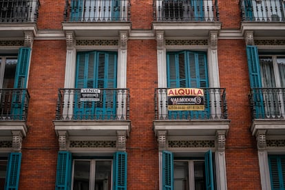 Una vivienda en alquiler en Madrid, en una imagen de archivo.