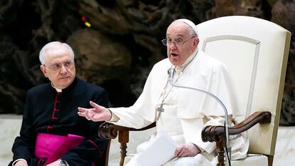 El papa Francisco, durante una audiencia el pasado 6 de abril.