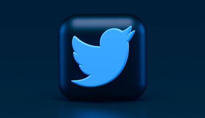 Logotipo de Twitter de color azul