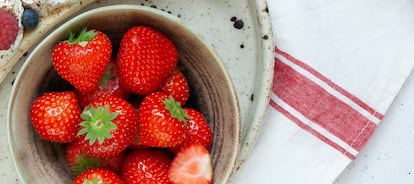 Estas fresas tienen perfectas hasta las hojas