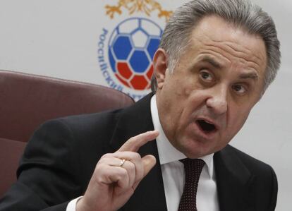 Mutko, en una conferencia de prensa el 25 de diciembre.