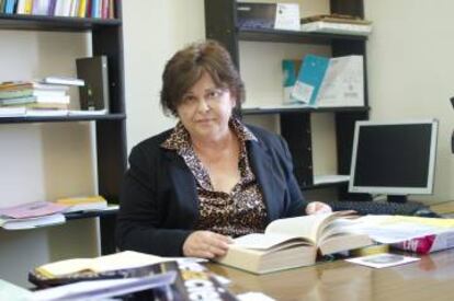 Amparo Gómez Rodríguez, catedrática, en 2013.
