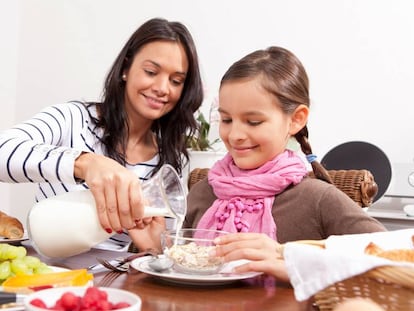 Desayuno antes del cole, clave para rendir más