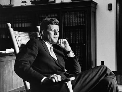 El expresidente de los EUA John F. Kennedy.