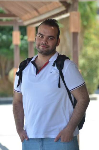 El estudiante Abd AlHamed Alfajr.