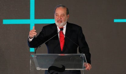 El empresario mexicano Carlos Slim, primer accionista de FCC.