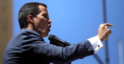 El presidente interino de Venezuela, Juan Guaidó.