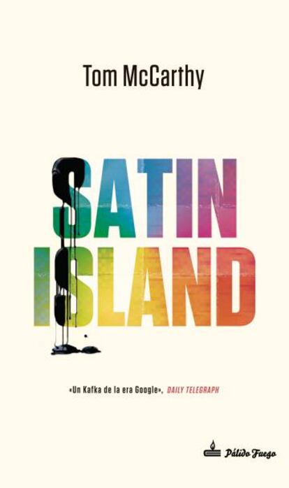 Portada de 'Satin Island', la última novela de Tom McCarthy.