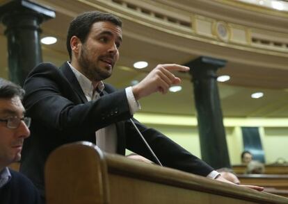 El diputat d'IU Alberto Garzón.
