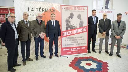 Presentación del 1º Festival de Filosofía, en Málaga.