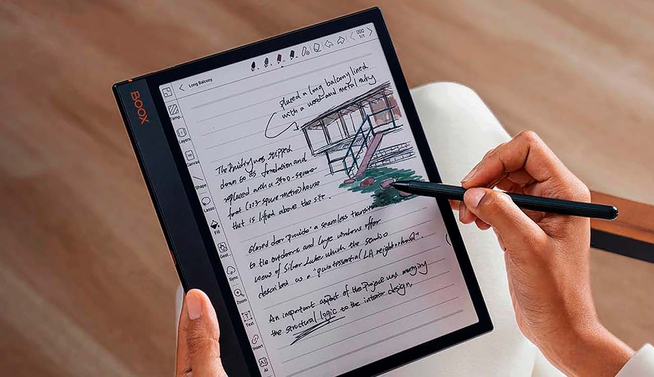 Uso de la pantalla a color del Boox Note Air 5C