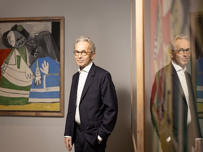 Emmanuel Eguigon, director del Museo Picasso de Barcelona, fotografiado en una de las salas del centro el pasado 19 de diciembre.