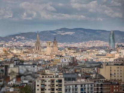 Imagen de Barcelona durante el confinamiento por el coronavirus.