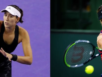 Muguruza y Badosa, recientemente en Moscú e Indian Wells.