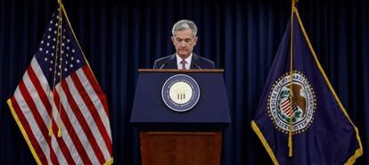 Jerome Powell, presidente de la Fed.