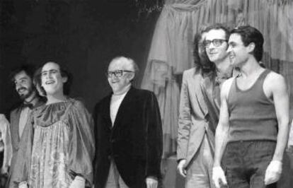 Pere Calders a l'obra 'Antaviana', amb música de Sisa, el 1980.